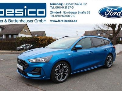 Gebraucht Ford Focus ST-Line X 116 PS (85 kW) 2024 Desert island blue metallic Kombi