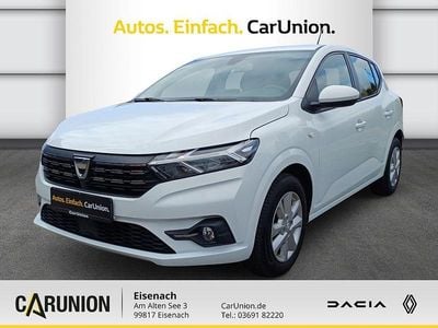 Gebraucht Dacia Sandero Comfort 101 PS (74 kW) 2022 Gletscherweiss Limousine