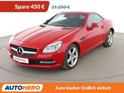 Brugt Mercedes SLK250 204 HK (150 kW) 2015 Rød Cabriolet
