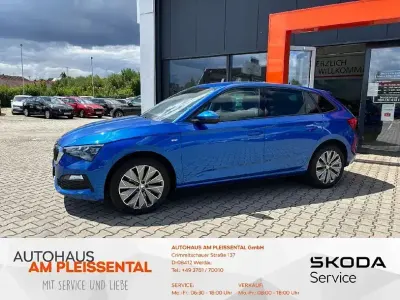 Gebraucht Skoda Scala Tour 110 PS (80 kW) 2023 Raceblau metallic Kleinwagen
