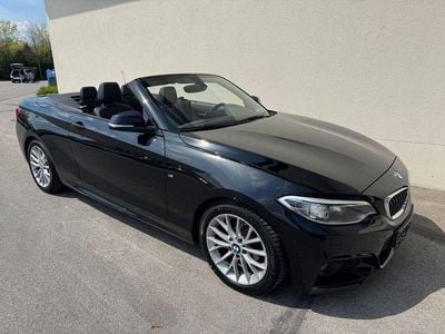 Usata BMW 218 M Sport 136 CV (100 kW) 2016 Nero Cabrio