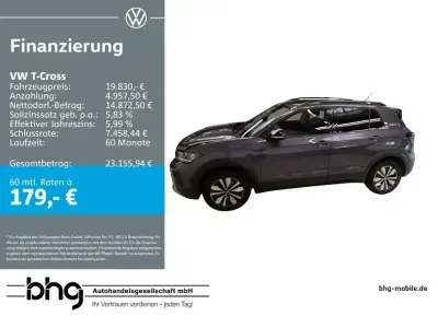 Gebraucht VW T-Cross 95 PS (69 kW) 2025 Grau SUV