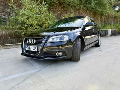 Gebraucht Audi A3 Sportback S-Line 160 PS (117 kW) 2010 Schwarz Kleinwagen