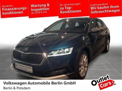 Gebraucht Skoda Octavia Scout 4x4 200 PS (147 kW) 2022 Lavablau metallic Kombi