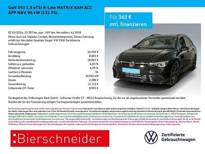 Schwarz Gebraucht 2024 VW Golf VIII R-line Kombi | 26.950 € (Guter Preis)