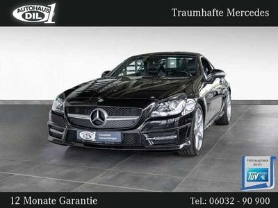 Gebraucht Mercedes SLK250 AMG line 204 PS (150 kW) 2015 Schwarz Cabrio