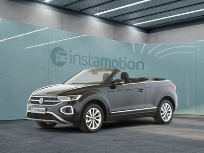 Gebraucht VW T-Roc Cabriolet Style 116 PS (85 kW) 2024 Schwarz Cabrio