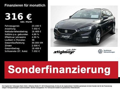 Gebraucht Seat Leon ST Style 150 PS (110 kW) 2023 Mitternachtsschwarz Kombi