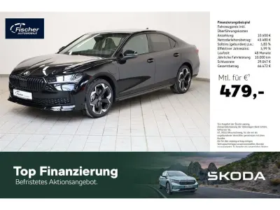 Nowe Skoda Superb SportLine 204 KM (150 kW) 2026 Czarny Sedan/Limuzyna