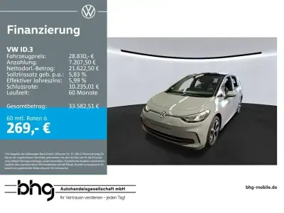 Gebraucht VW ID.3 Pro 150 kW (204 PS) 2024 Mondsteingrau/schwarz Kleinwagen