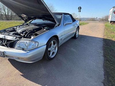 Usata Mercedes SL320 224 CV (164 kW) 2000 Grigio Cabrio