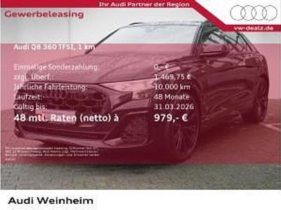 Neu Audi Q8 489 PS (359 kW) 2026 Schwarz (mythosschwarz metallic) SUV