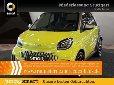 Grün Gebraucht 2022 Smart ForTwo Electric Drive Prime Exclusive Cabrio | 16.990 € (Etwas zu teuer)