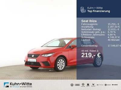 Gebraucht Seat Ibiza Style 95 PS (69 kW) 2022 Rot Kleinwagen