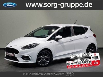 Gebraucht Ford Fiesta ST-Line 125 PS (91 kW) 2021 Weiß, frozen white Kleinwagen