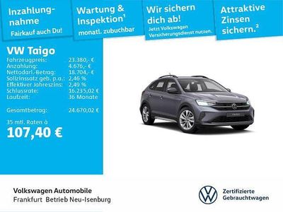 Gebraucht VW Taigo Life 150 PS (110 kW) 2024 Rauchgrau metallic (metallic) SUV