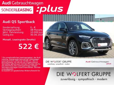 Gebraucht Audi Q5 Sportback S-Line 299 PS (219 kW) 2025 Mythosschwarz metallic SUV