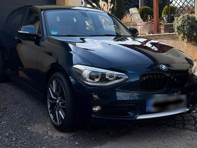 Usata BMW 116 Urban Line 136 CV (100 kW) 2014 Blu Utilitaria