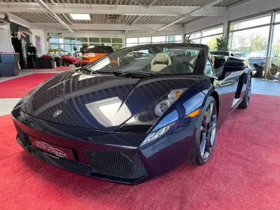 Usata Lamborghini Gallardo 519 CV (381 kW) 2007 Blu Cabrio