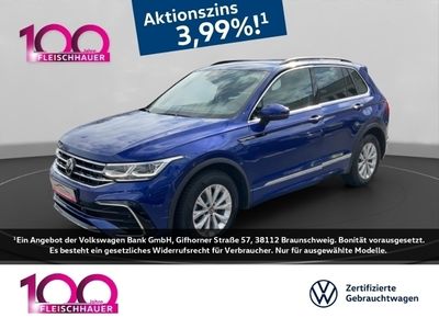 gebraucht VW Tiguan R-Line 2.0 TDI DSG AHK-klappbar Navi VC LED Dyn. Kurvenlicht