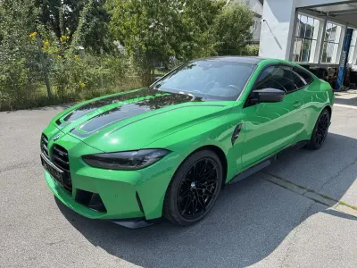 Brugt BMW M4 480 HK (353 kW) 2021 Grøn Coupe