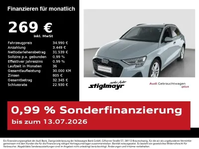 Gebraucht Audi A3 Ambiente 150 PS (110 kW) 2025 Pfeilgrau perleffekt Limousine