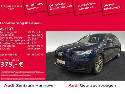 Gebraucht Audi Q7 S-Line 381 PS (280 kW) 2022 2d navarrablau metallic (metallic) SUV
