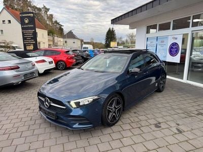 Blau Gebraucht 2021 Mercedes A200 AMG Limousine | 14.900 € (Guter Preis)