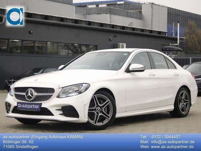 gebraucht Mercedes C220 dA Lim AMG LINE *BURMESTER-NAVI-LEDER*