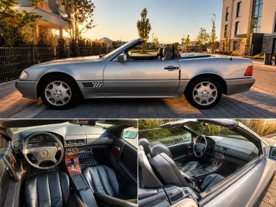 Gebraucht Mercedes SL320 231 PS (169 kW) 1994 Silber Cabrio
