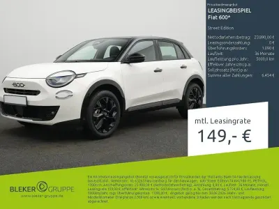 Neu Fiat 600 Street 101 PS (74 kW) 2026 Weiß SUV
