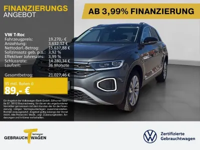 Brugt VW T-Roc Style 110 HK (80 kW) 2023 Grå SUV