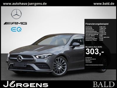 gebraucht Mercedes CLA200 Shooting Brake AMG/Navi/Wide/LED/AHK/CarPlay/Amb/19"