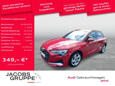 Usata Audi A3 Sportback e-tron Advanced 204 CV (150 kW) 2025 Rosso Utilitaria