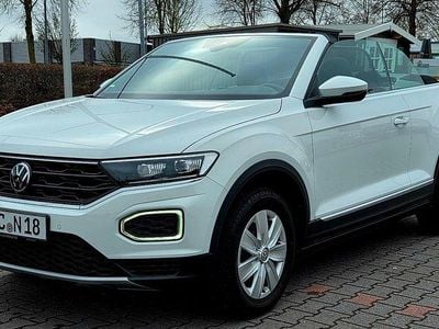 Gebraucht VW T-Roc Cabriolet 150 PS (110 kW) 2021 Weiß Cabrio