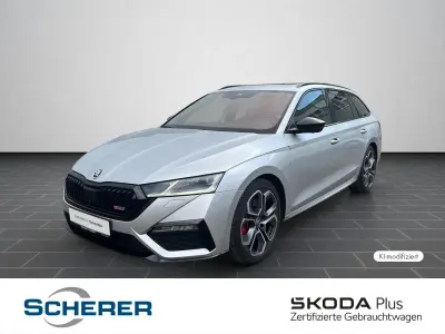 Gebraucht Skoda Octavia RS 245 PS (180 kW) 2024 Brillantsilber metallic Kombi