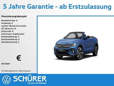 Second-hand VW T-Roc Cabriolet R-line 150 CP (110 kW) 2025 Albastru Cabrio