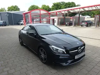 Brugt Mercedes CLA180 AMG line 122 HK (89 kW) 2018 Sort Sedan