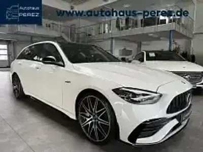 Gebraucht Mercedes C43 AMG Premium 408 PS (300 kW) 2024 Weiß Kombi