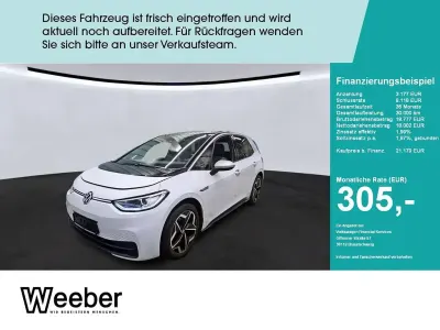 Gebraucht VW ID.3 Pro Performance 150 kW (204 PS) 2021 Schwarz Kleinwagen