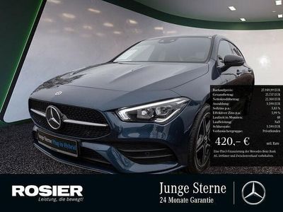 Gebraucht Mercedes CLA250e Shooting Brake AMG 160 PS (117 kW) 2021 Blau Kombi