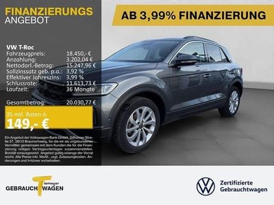 Occasion VW T-Roc Life 110 PK (80 kW) 2023 Grijs SUV