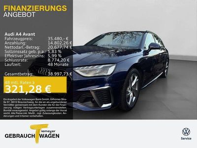 Gebraucht Audi A4 S-Line 204 PS (150 kW) 2024 Blau Kombi