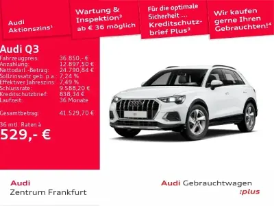 Gebraucht Audi Q3 Advanced Plus 150 PS (110 kW) 2025 Gletscherweiß metallic SUV