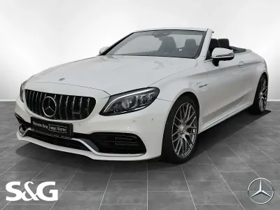 Brugt Mercedes C63 AMG AMG 510 HK (375 kW) 2022 Hvid Cabriolet