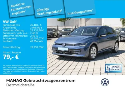 Gebraucht VW Golf VIII Goal 150 PS (110 kW) 2025 Anemonenblau metallic Limousine