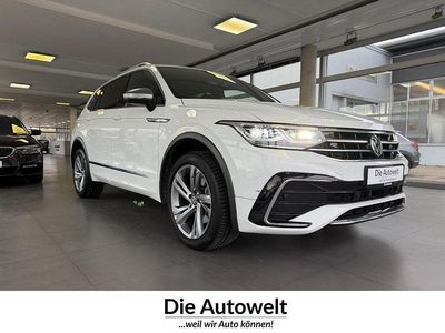 Gebraucht VW Tiguan Allspace R-line 190 PS (139 kW) 2021 Pure white (weiß) SUV