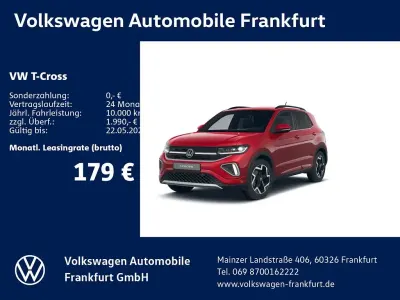 Neu VW T-Cross R-line 116 PS (85 kW) 2026 Rot SUV