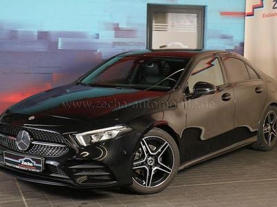 Gebraucht Mercedes A200 AMG line 163 PS (119 kW) 2019 Kosmosschwarz (191) Limousine