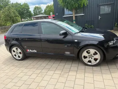 Gebraucht Audi A3 Sportback S-Line 170 PS (125 kW) 2007 Schwarz Kleinwagen